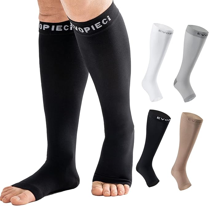 Ankle Compression Sleeves (1 Pair) – 20–30mmHg