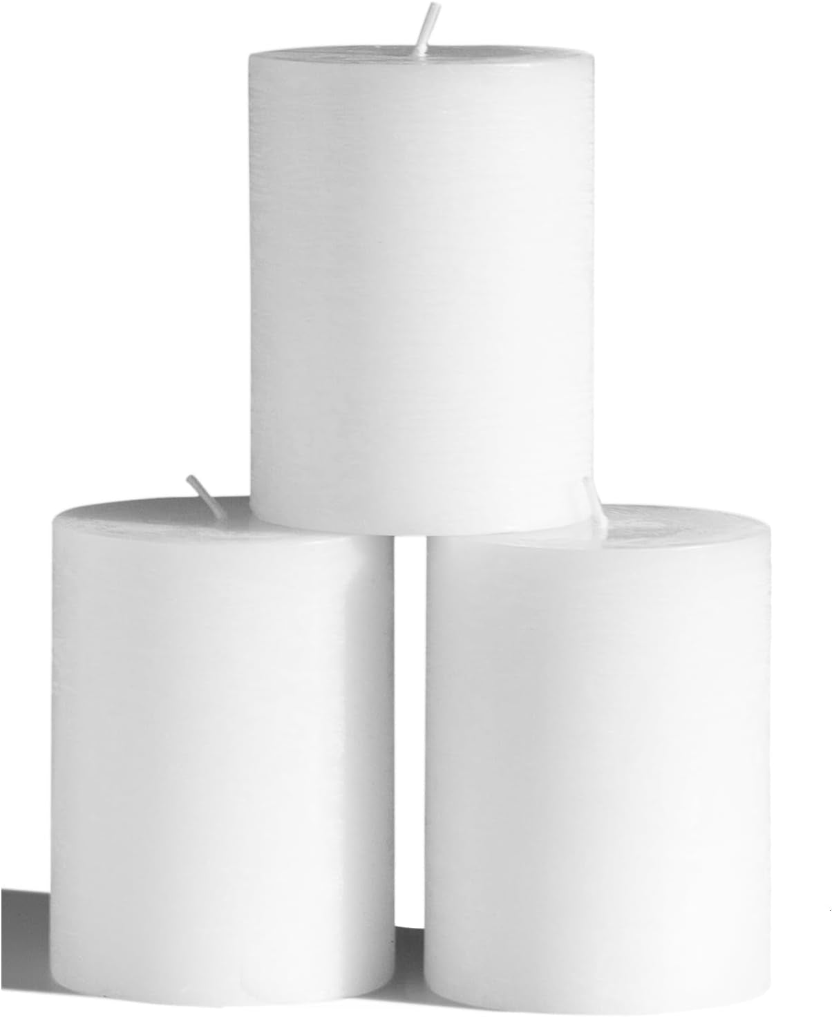 3X3 Pillar Candles Set of 3 - Rustic Unscented No Drip Bloody Candles for Halloween Decor, Parties, Gothic Décor