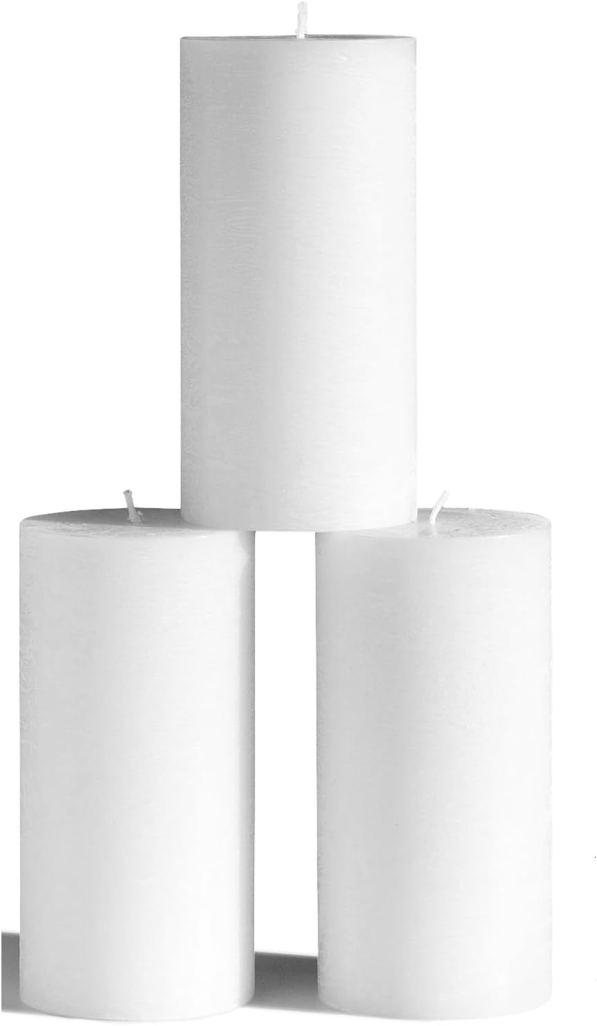3X3 Pillar Candles Set of 3 - Rustic Unscented No Drip Bloody Candles for Halloween Decor, Parties, Gothic Décor
