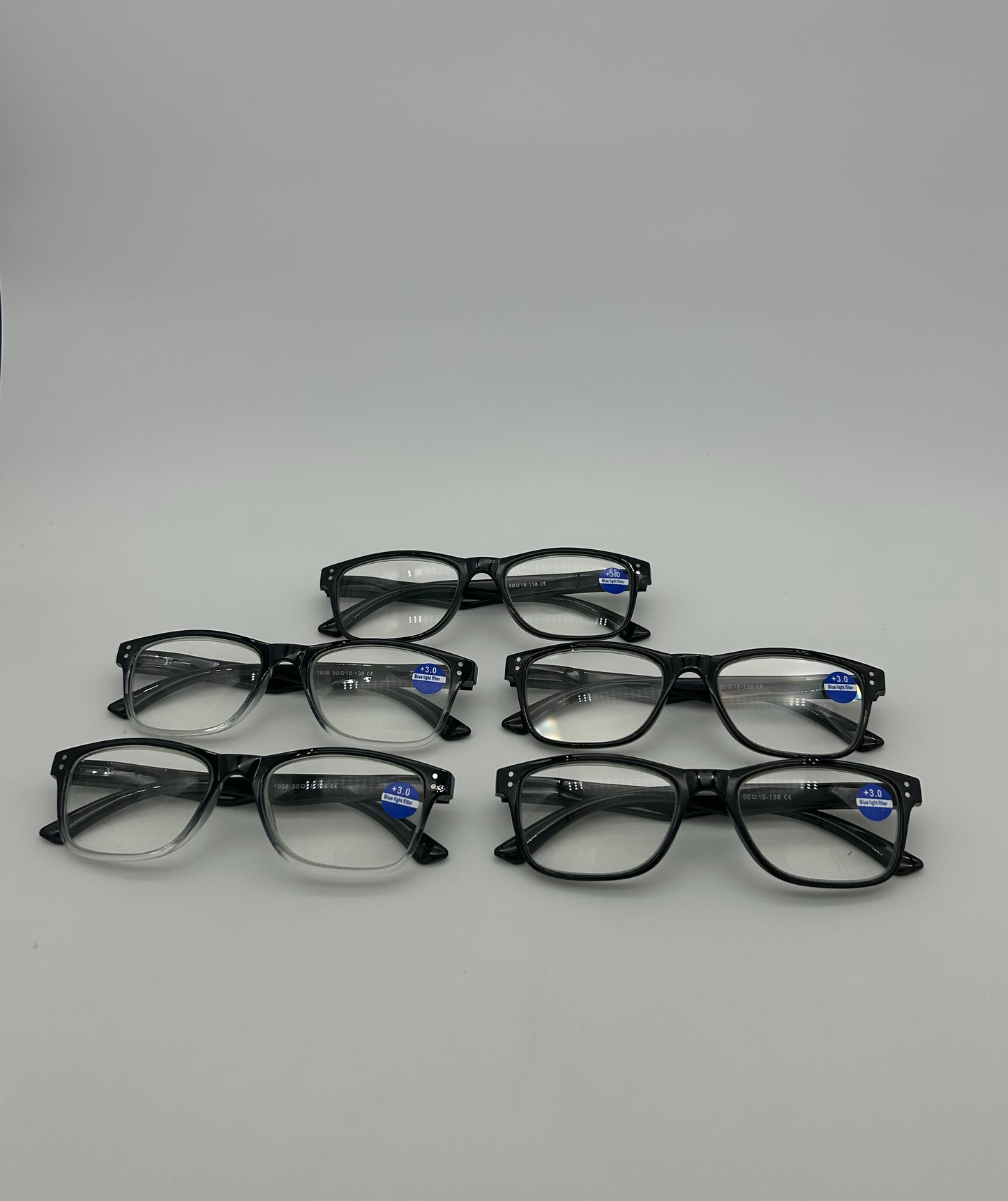 Fetrrc 5-Pack Blue Light Glasses – Eye Strain Relief for Women & Men