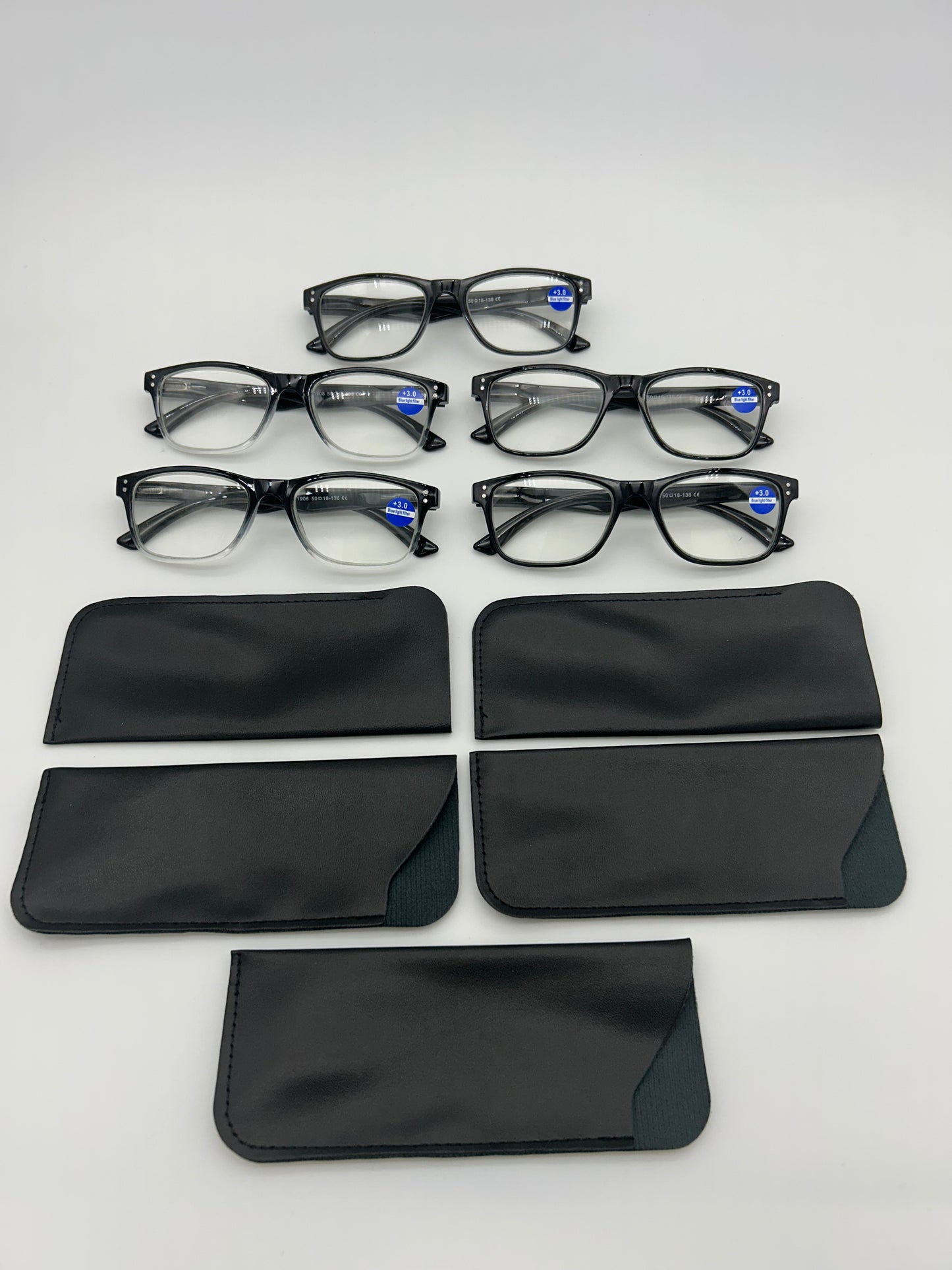Fetrrc 5-Pack Blue Light Glasses – Eye Strain Relief for Women & Men