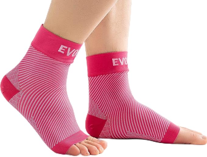 Ankle Compression Sleeves (1 Pair) – 20–30mmHg