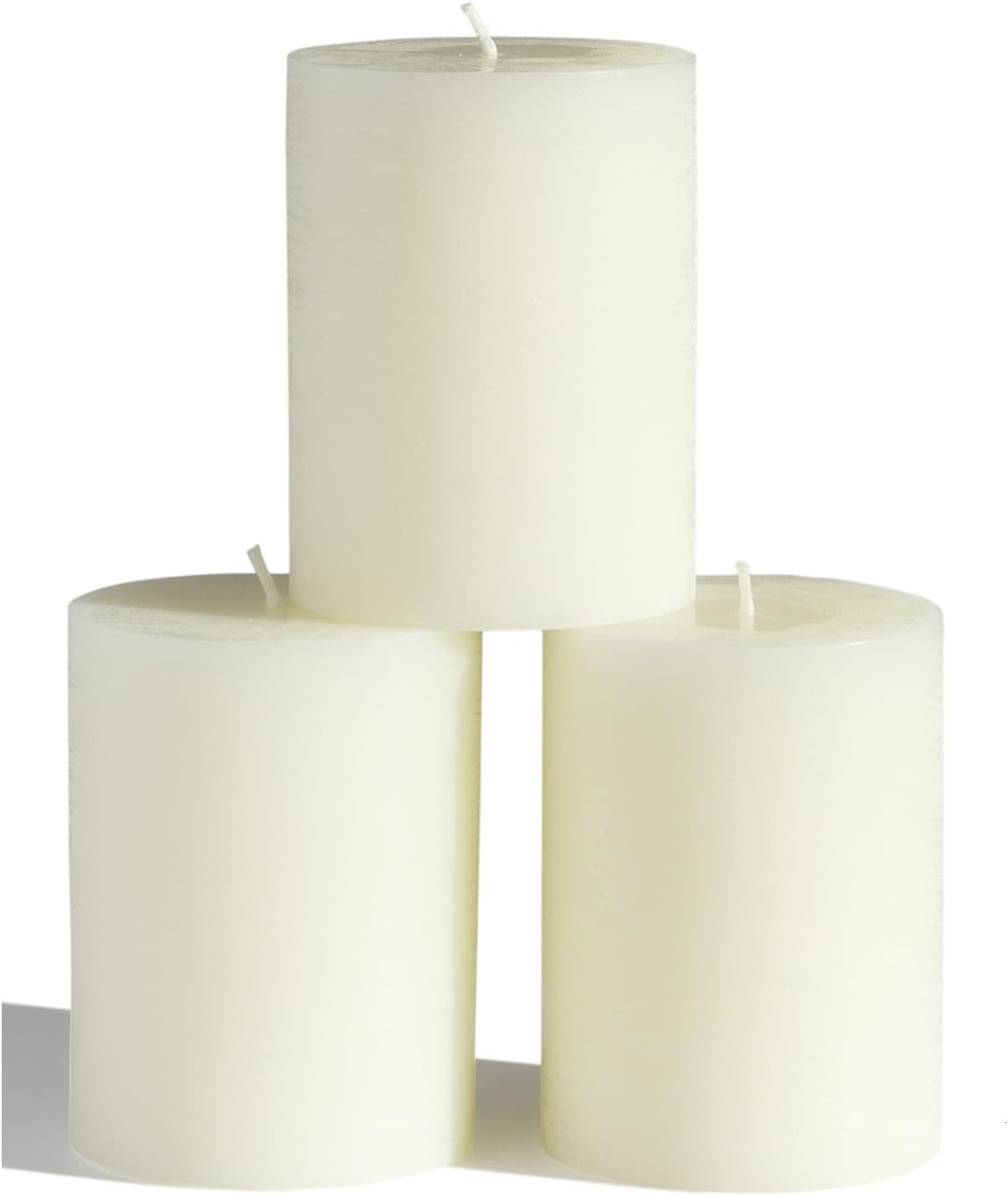 3X3 Pillar Candles Set of 3 - Rustic Unscented No Drip Bloody Candles for Halloween Decor, Parties, Gothic Décor