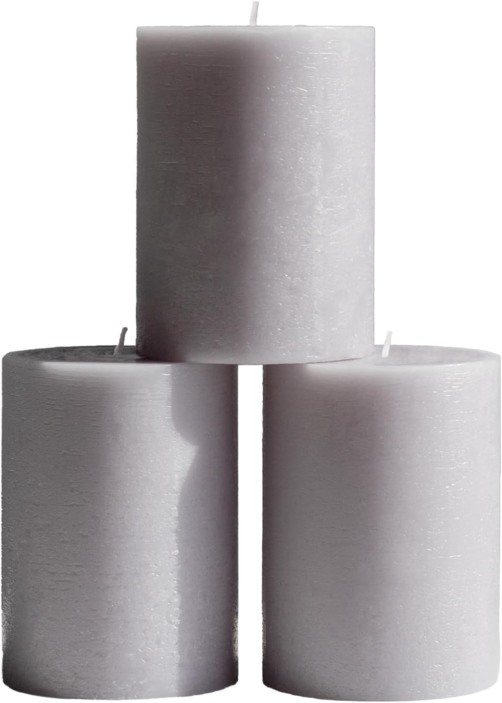 3X3 Pillar Candles Set of 3 - Rustic Unscented No Drip Bloody Candles for Halloween Decor, Parties, Gothic Décor