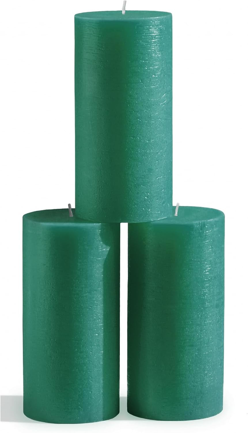 3X3 Pillar Candles Set of 3 - Rustic Unscented No Drip Bloody Candles for Halloween Decor, Parties, Gothic Décor