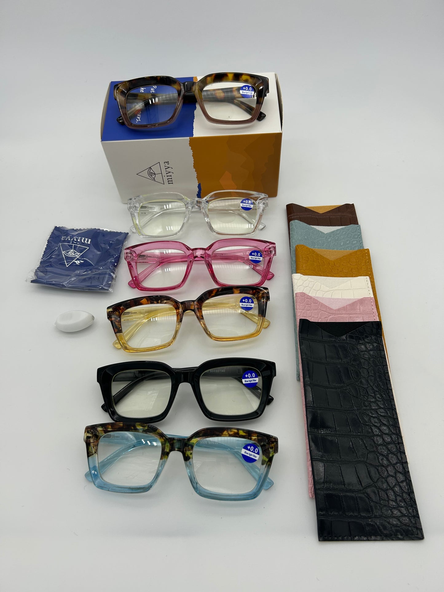 MIYYA Oversized Women Reading Glasses – Blue Light Blocking