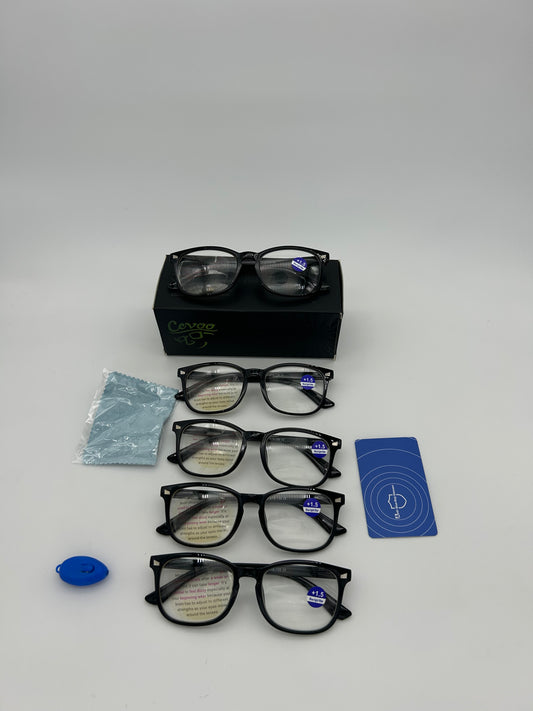 CCVOO 5-Pack Reading Glasses – Blue Light + Bifocal